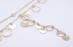 Sterling Silver Dangle Lariat Necklace
