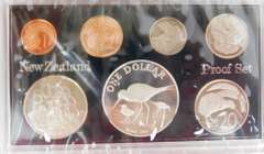 1985 New Zealand Proof Coin Set w/Silver Dollar