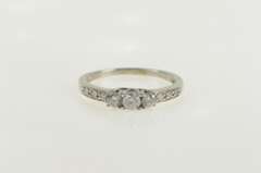 14K White Gold 0.50 Ctw Classic Diamond Engagement Ring