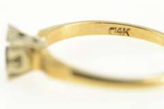 14K Yellow Gold 4.4mm Setting Vintage NOS 1950's Engagement Ring