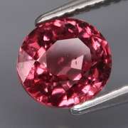 Rare high end 2.01ct rose pink Malaya Garnet