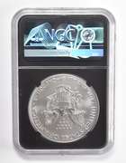 MS70 2019-W Burnished Silver Eagle FDOI Philadelphia Signed - NGC
