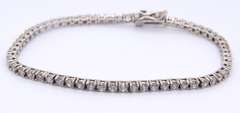 2 Lot of Sterling Silver Cubic Zirconia Tennis Bracelet