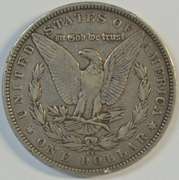Very sharp 1891-CC Morgan Silver Dollar. Key date