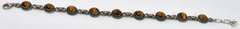 Sterling Silver Tiger's Eye Bracelet