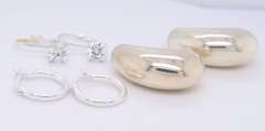 Lot of 3 Sterling Silver Earrings