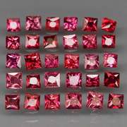 Radiant princess cut! Unheated! 3.03ct Sapphire set!