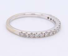 Masterpiece White Gold Princess Cut Diamond Wedding Set