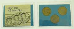 1979 Susan B. Anthony P-D-S First Year Mint Set of 3 Coins lot of (2)