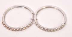Magnificent Approx. 1.20CTW Diamond Earrings in 14K White Gold
