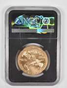 MS70 2020-W $50 Burnished Gold Eagle 1 Oz .999 Gold - Signed - NGC