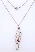 Vintage Sterling Silver Pendant on Chain