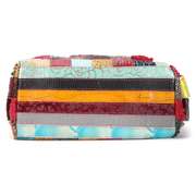 Bohemian Genuine Leather Patchwork Handmade Bag