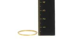 14K Yellow Gold 1.3mm Classic Stackable Wedding Band Ring