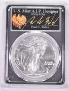 MS70 2021-(W) American Silver Eagle Type 2 FDOI Balan Signed - PCGS