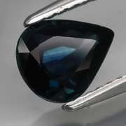 Silky! 1.38ct HEATED ONLY dark blue Sapphire