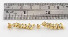 S Link Diamond Earrings