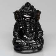Detailed 26.25ct Tektite carving