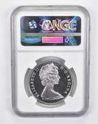 PL64 CAM 1965 Canada Silver Dollar Small Beads Pointed 5 NGC