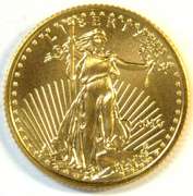 Pristine-perfect Super Gem BU 2016 $5 American Gold Eagle coin