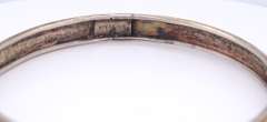 Vintage Sterling Silver Engraved Bangle