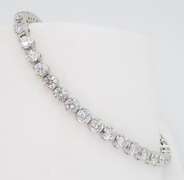 Classic 4.75CTW Diamond Tennis Bracelet in 14k White Gold