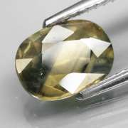 Rare bi-color 2.08ct blue and yellow Sapphire