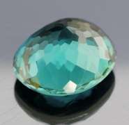 Designer 34.05ct blue green Hydrothermal Quartz