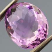 Heavy glittering 8.27ct unheated lavender Amethyst