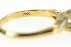 14K Yellow Gold 3.3mm Vintage NOS 1950's Engagement Setting Ring