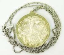 Vintage S. Kirk & Sons Sterling Repousse Necklace