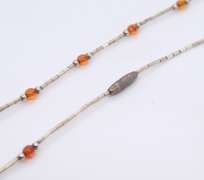 Lot of 2 Vintage Sterling Silver Necklaces