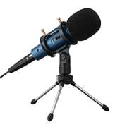 Wired Microphone HiFi Noise Reduction w/ Stable Tripod