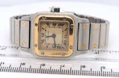 Cartier Santos Galbee Quartz 2 Tone Watch