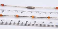 Lot of 2 Vintage Sterling Silver Necklaces