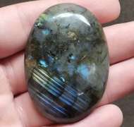 147.87ct needle fine and wide patterned Labradorite
