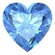 7MM HEART BLUE TOPAZ LOOSE GEMSTONE