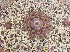 9.10 X 6.8 Persian Handmade very Fine Tabriz