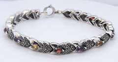 Judith Jack Sterling Silver Bracelet and Earrings Set