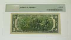 1976 $2 Federal Reserve Note First Day of Issue Stamp Cancel PMG 64