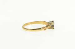 14K Yellow Gold Vintage NOS 1950's 4.0mm Engagement Setting Ring