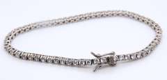 2 Lot of Sterling Silver Cubic Zirconia Tennis Bracelet