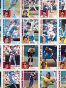 Vintage Baseball Cards Uncut Sheet