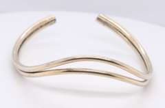 Vintage 925 Sterling Silver Cuff Bangle