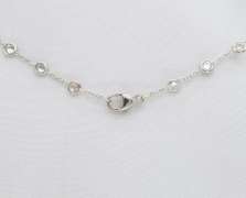 Platinum Diamonds By The Yard Necklace