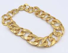 Fancy Link Gold Plated Necklace