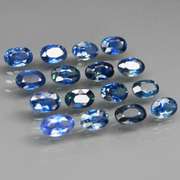 Stunning navy blue 5.04ct 16 piece Sapphire set