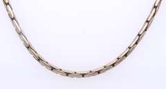 Vintage Sterling Silver Foxtail Chain Necklace