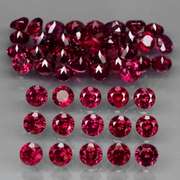Premium diamond cut 6.67ct Rhodolite Garnet set