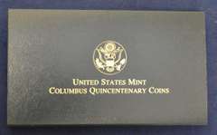 1992 US Mint Columbus Quincentenary Proof Coins. No Gold Coin